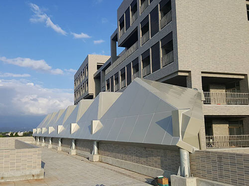 雲林科技大學外牆鋁包板